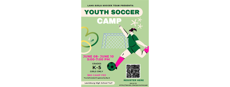 Girls Youth Soccer Summer Camp!